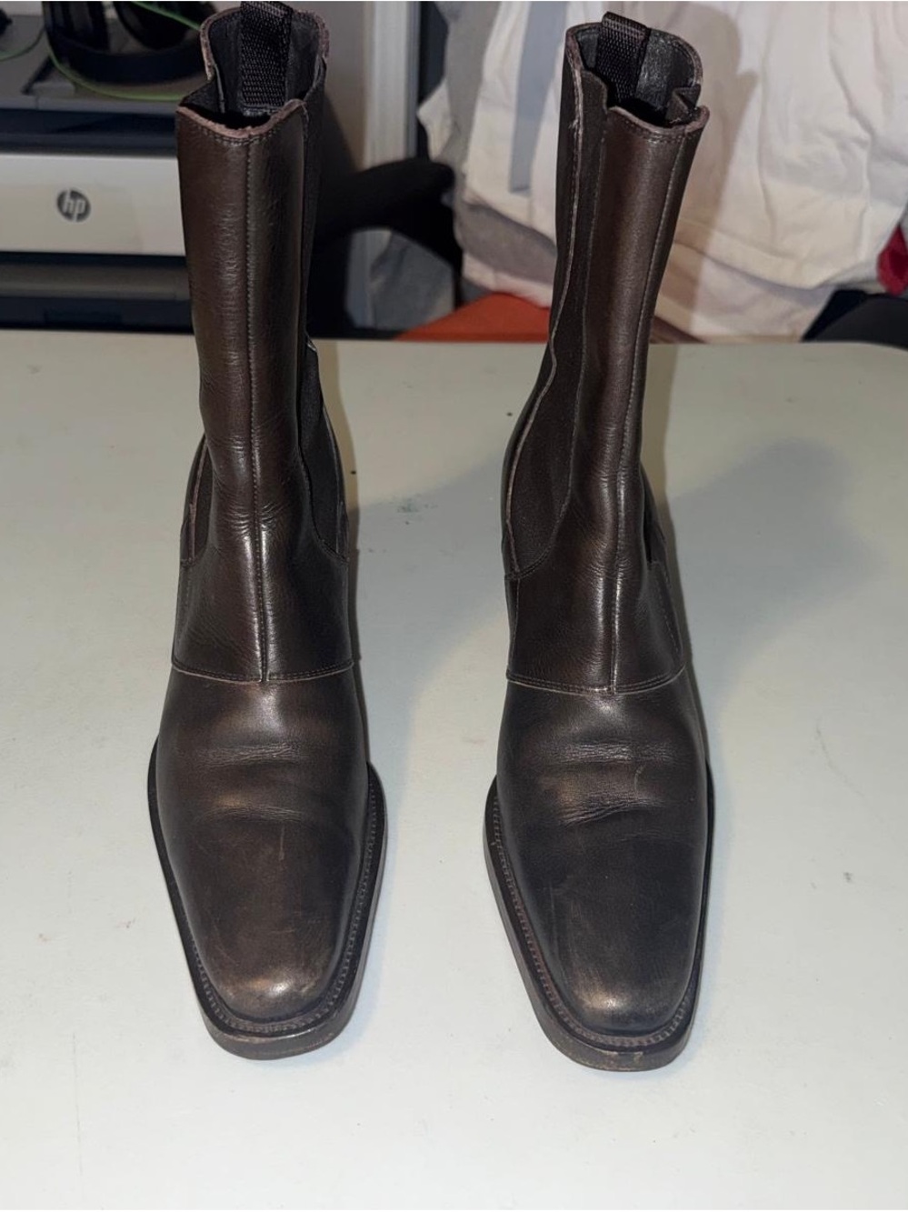 Brown Women’s Leather Chelsea Boots